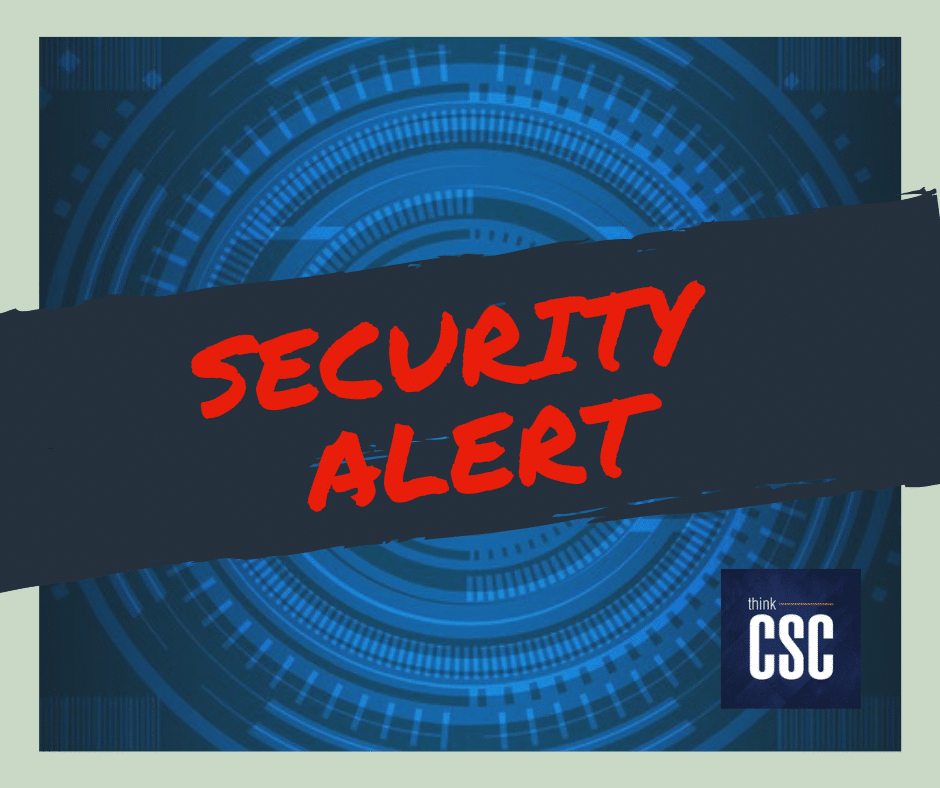 thinkCSC security alert